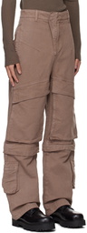 Entire Studios Brown Hard Cargo Pants