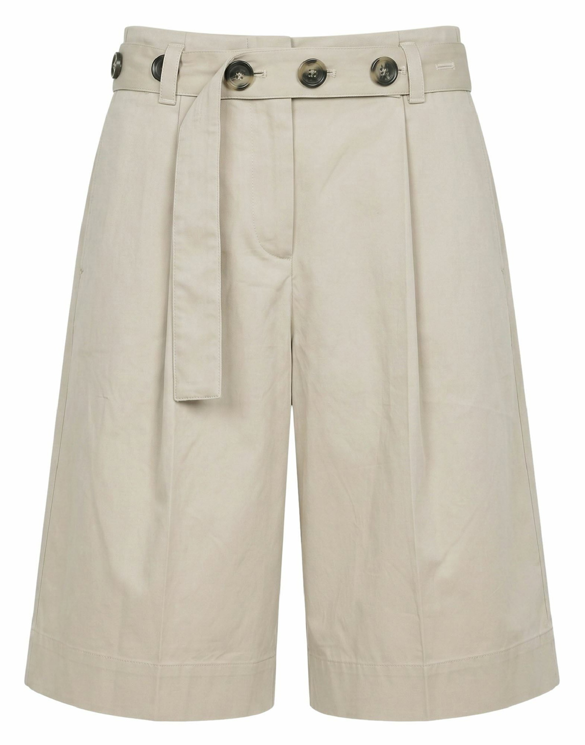 Roberto Collina Womens Shorts & Bermuda Shorts Sand