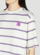 The North Face - Striped T-Shirt in Cream