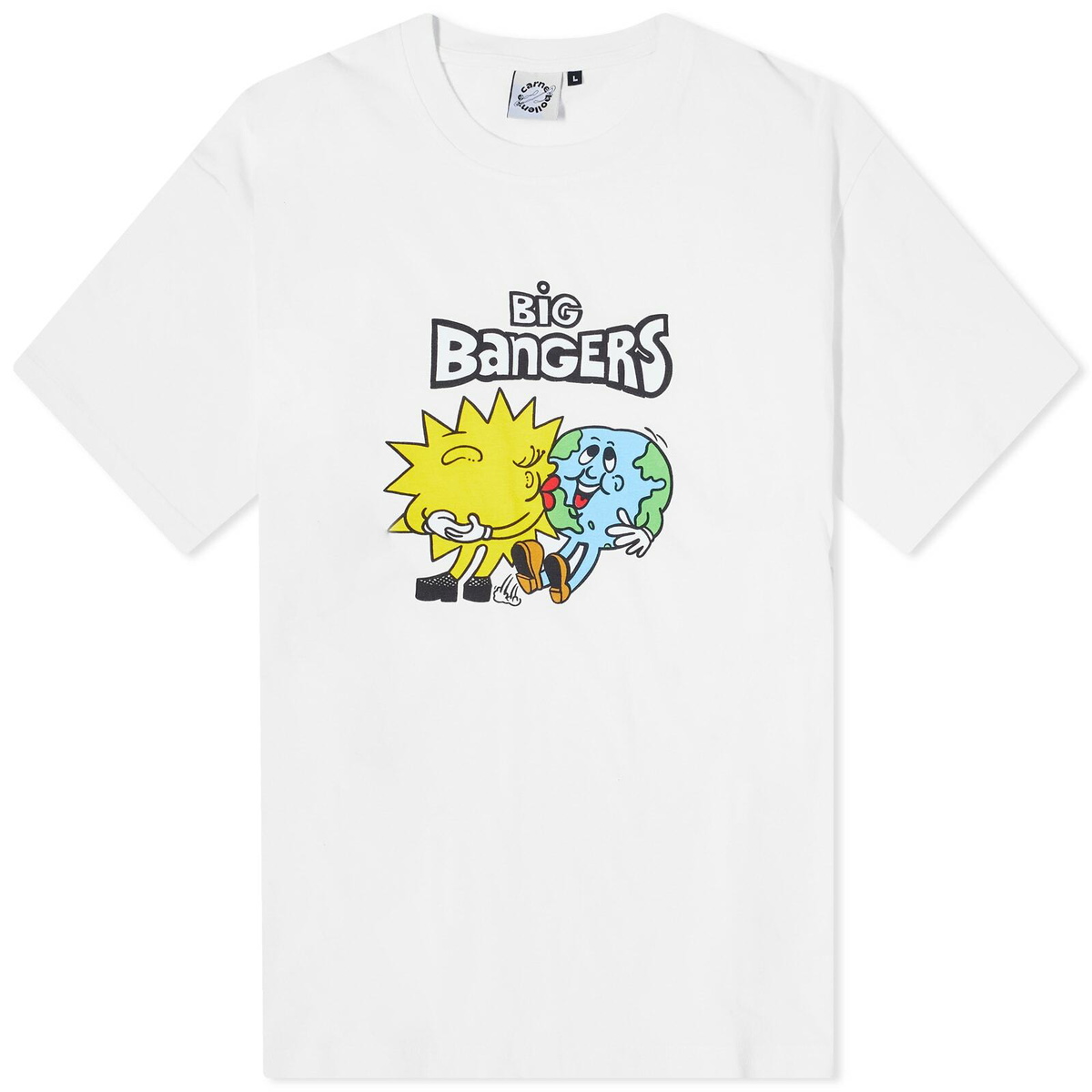 Carne Bollente Mens Big Bangers T Shirt In White Carne Bollente 