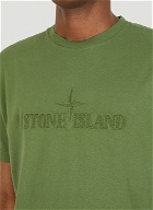Logo Embroidery T-Shirt in Green