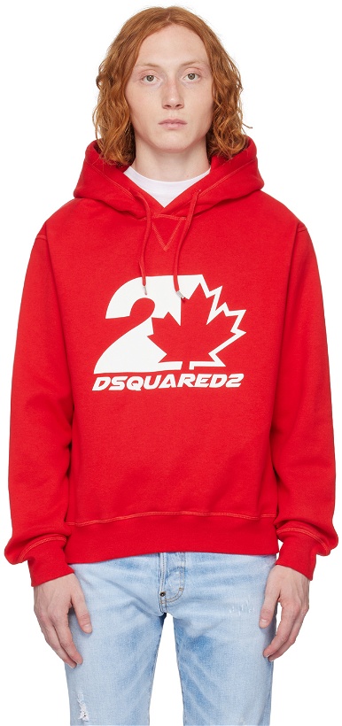 Photo: Dsquared2 Red Cool Hoodie