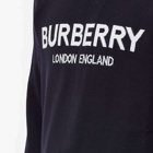 Burberry Men's Fennel Logo Intarsia Knit in Coal Blue
