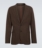 Loro Piana - 2B cashmere and silk piqué blazer