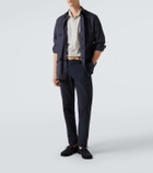 Gianvito Rossi Vandé suede boat shoes