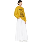 McQ Alexander McQueen Yellow Boyfriend Hoodie