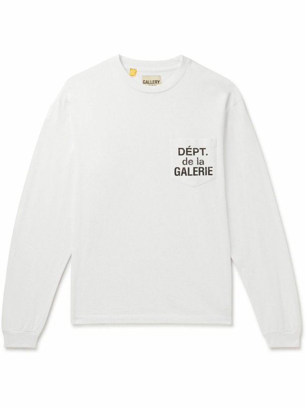Photo: Gallery Dept. - Dept De La Galerie Printed Cotton-Jersey T-Shirt - White