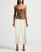 Wales Bonner Womens Pants Ivory