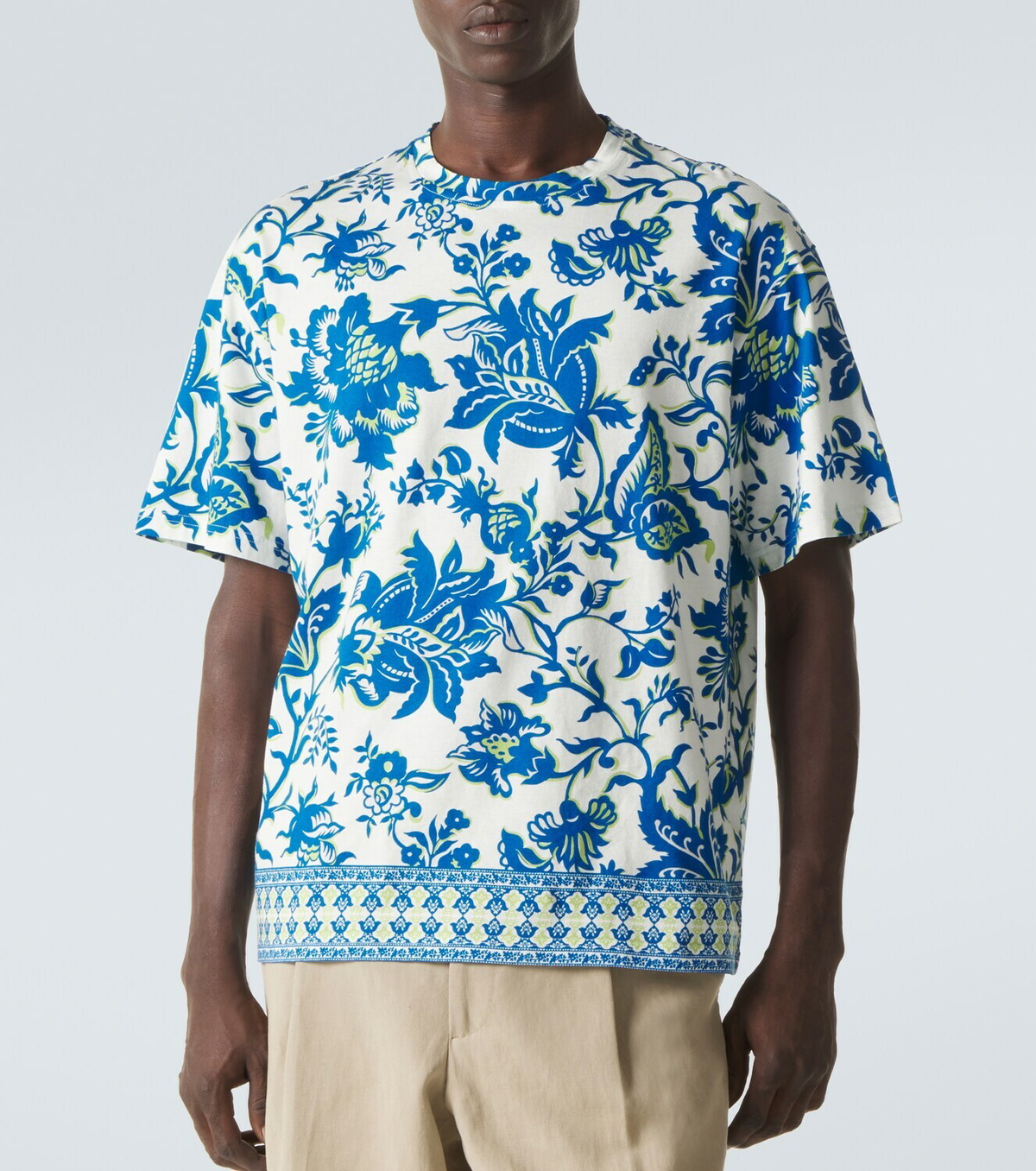 Etro Floral cotton jersey T-shirt