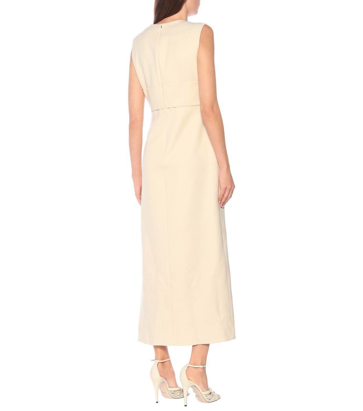 Gucci Wool and silk crêpe midi dress Gucci