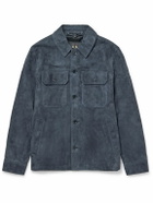 Belstaff - Waypoint Suede Overshirt - Blue