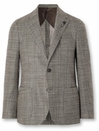 Lardini - Slim-Fit Wool and Silk-Blend Blazer - Brown