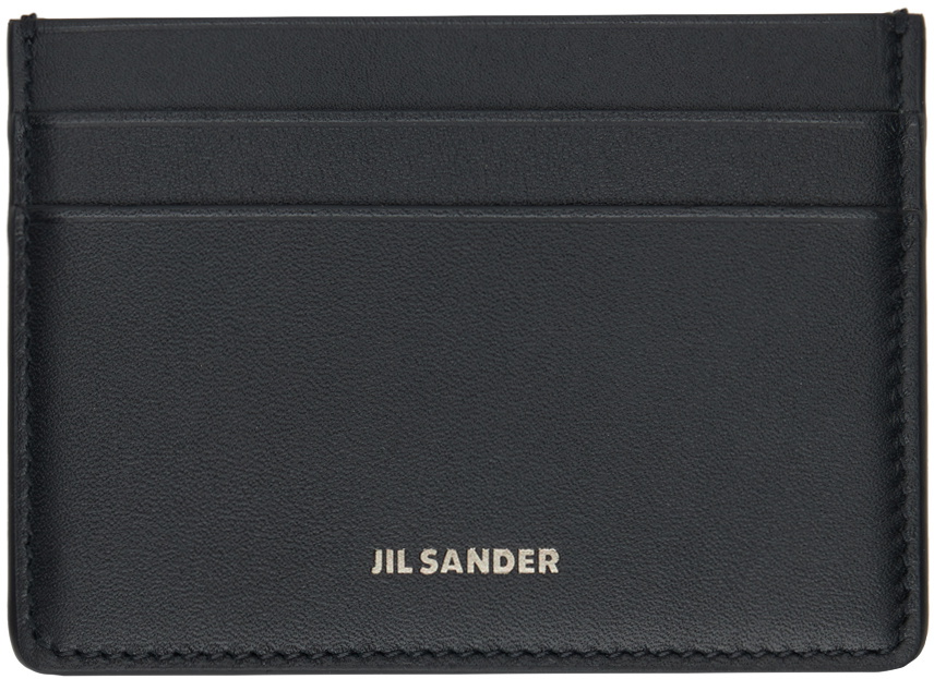 Jil Sander Black Credit Card Holder Jil Sander