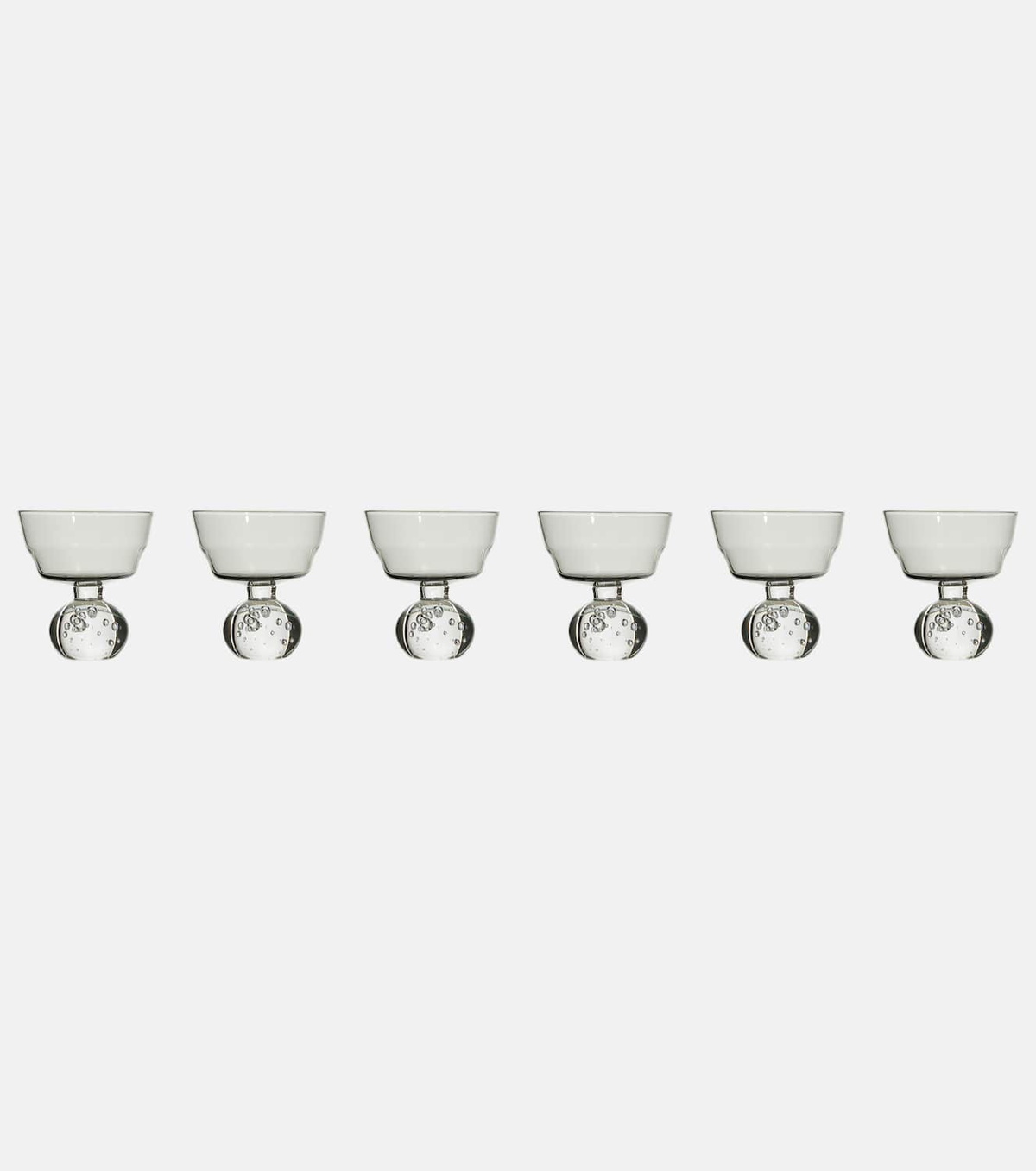 Serax Eternal Snow Medium set of 6 glasses by Bela Silva