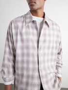 SECOND / LAYER - Checked Cotton-Flannel Shirt - Pink