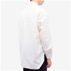 Engineered Garments Men's Work Shirt in Ivory Twill