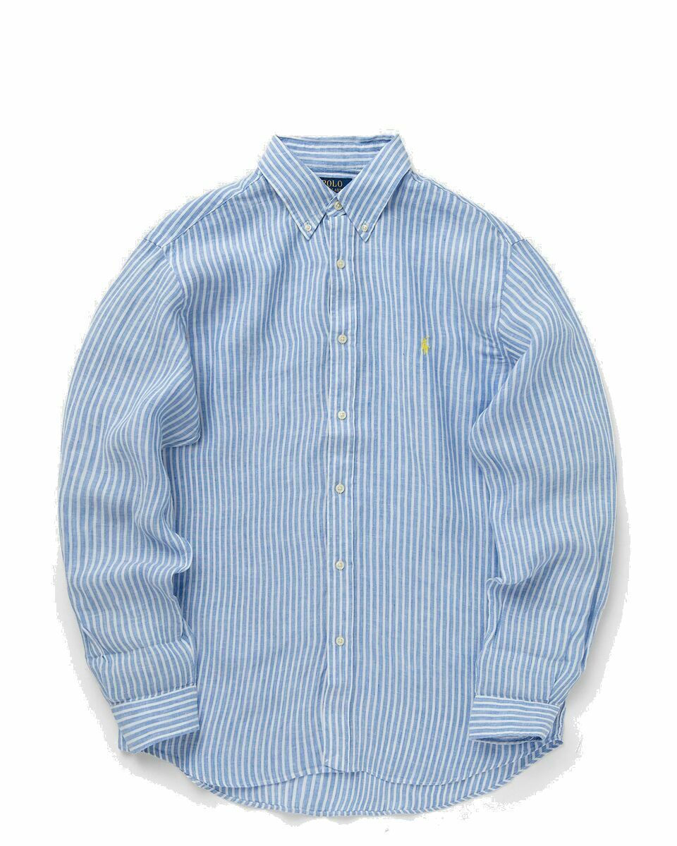 Photo: Polo Ralph Lauren Long Sleeve Sport Shirt Blue - Mens - Longsleeves