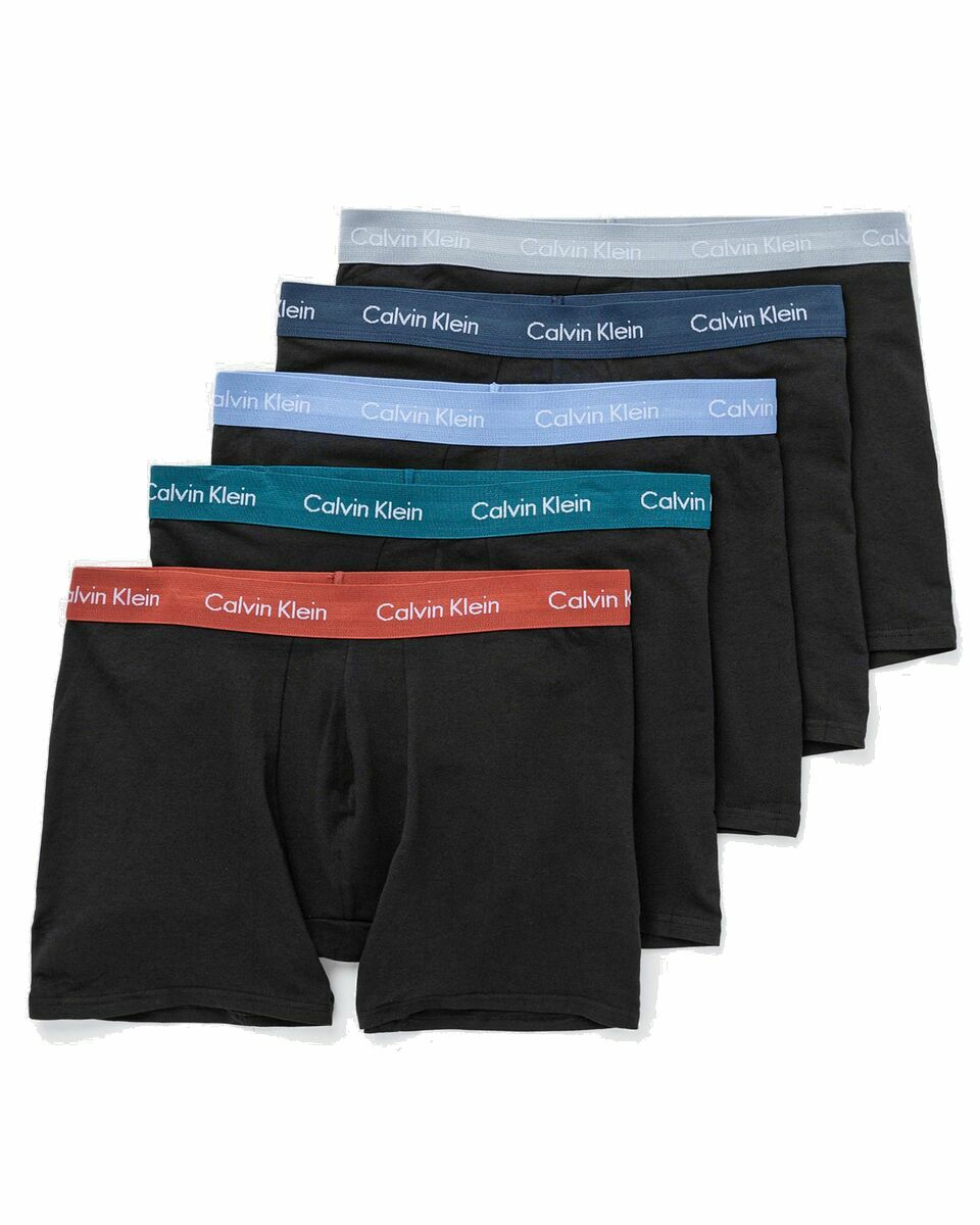 Photo: Calvin Klein Underwear Cotton Stretch Boxer Brief 5 Pack Black - Mens - Boxers & Briefs