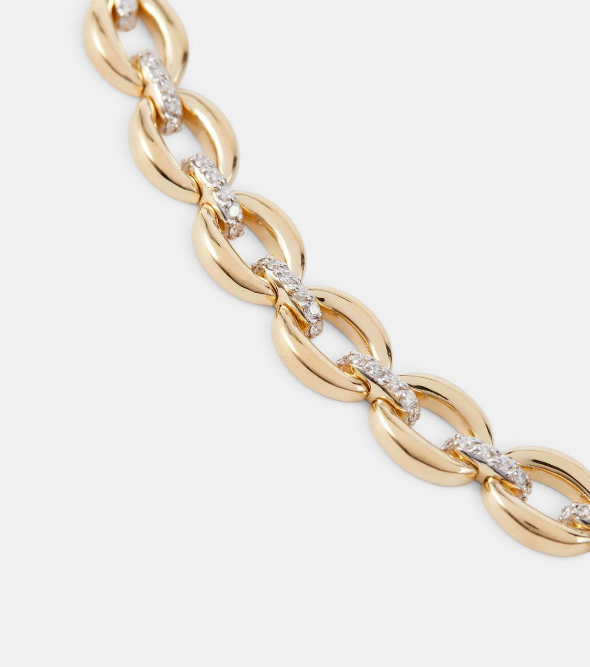 Nadine Aysoy Catena 18kt gold bracelet with diamonds