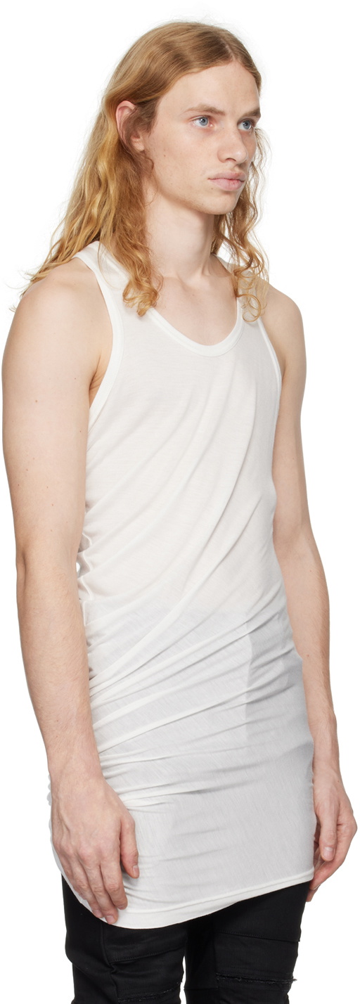 Julius White Drape Tank Top Julius