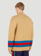 Striped Sweater in Beige