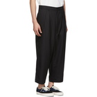 Comme des Garcons Homme Black Cropped Trousers