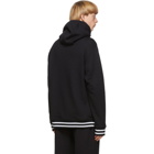 Burberry Black Logo Graphic Hoodie