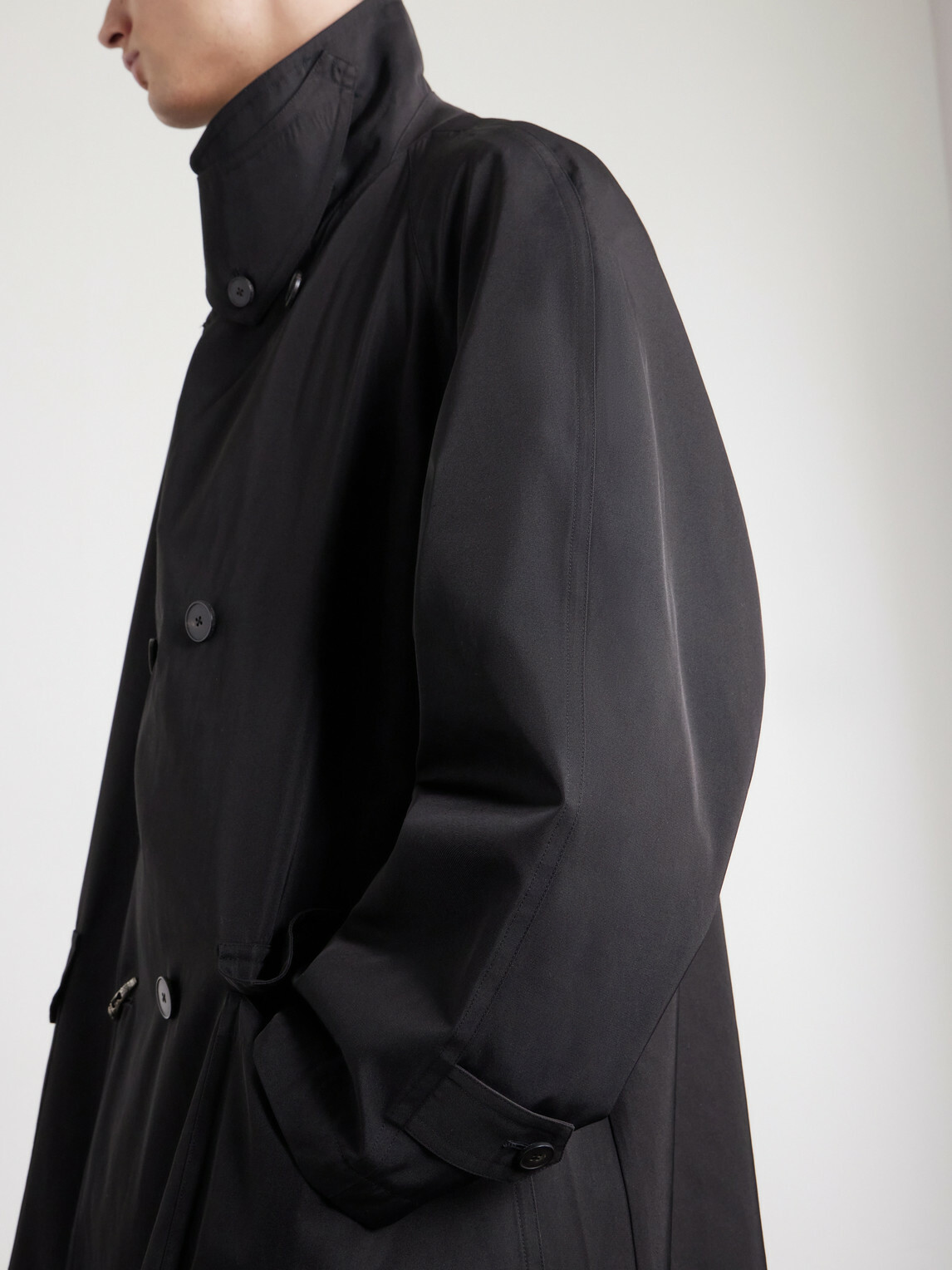 Enfants Riches Déprimés - I'm Your Man Twill Trench Coat - Black