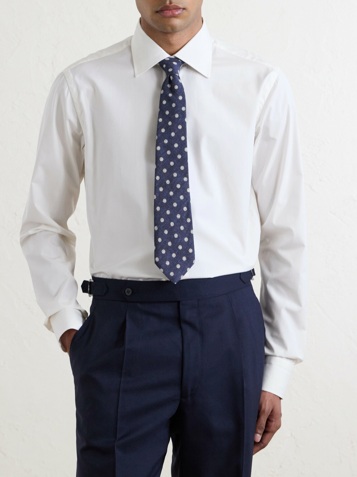 De Petrillo - Cotton-Poplin Shirt - Neutrals