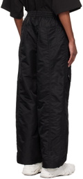 Feng Chen Wang Black Deconstructed Cargo Pants