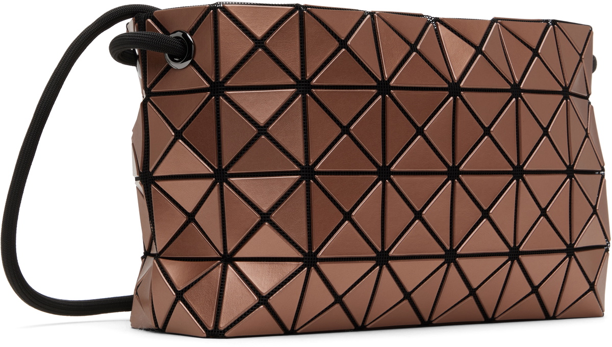 BAO BAO ISSEY MIYAKE Brown Loop Metallic Shoulder Bag Bao Bao