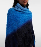 Gabriela Hearst Lauren fringed ombré cashmere shawl