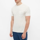 Officine Générale Men's Pigment Dyed T-Shirt in Ecru