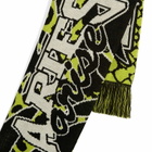 END. x Aries Moto Dodgem Scarf in Black/Green 