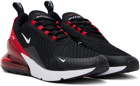 Nike Black & Red Air Max 270 Sneakers