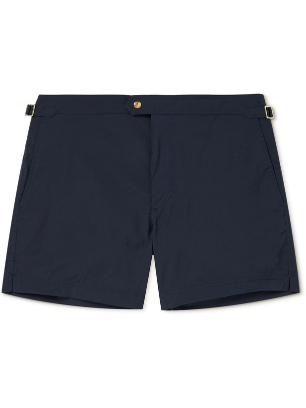 Photo: TOM FORD - Slim-Fit Short-Length Swim Shorts - Blue