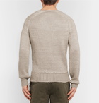 TOM FORD - Mulberry Silk and Mohair-Blend Sweater - Neutrals