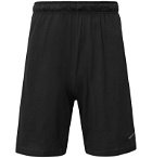 Nike Training - Cotton-Blend Dri-FIT Shorts - Black