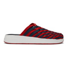 Malibu Sandals Navy and Red Nylon Colony 2T Sandals