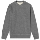 Folk Men's Boxy Sweat in Charcoal Melange