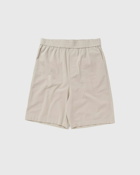 Ami Paris Elasticated Waist Bermuda Beige - Mens - Casual Shorts