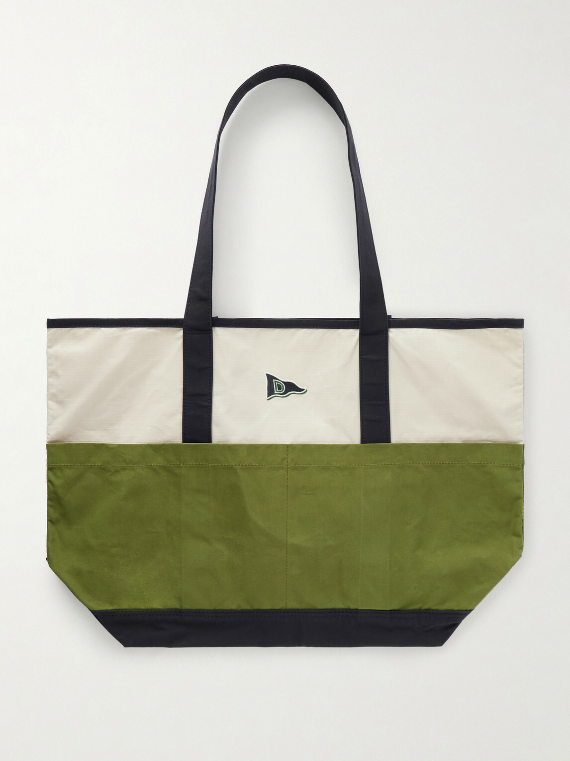 Drake's - Logo-Embroidered Canvas Tote Bag