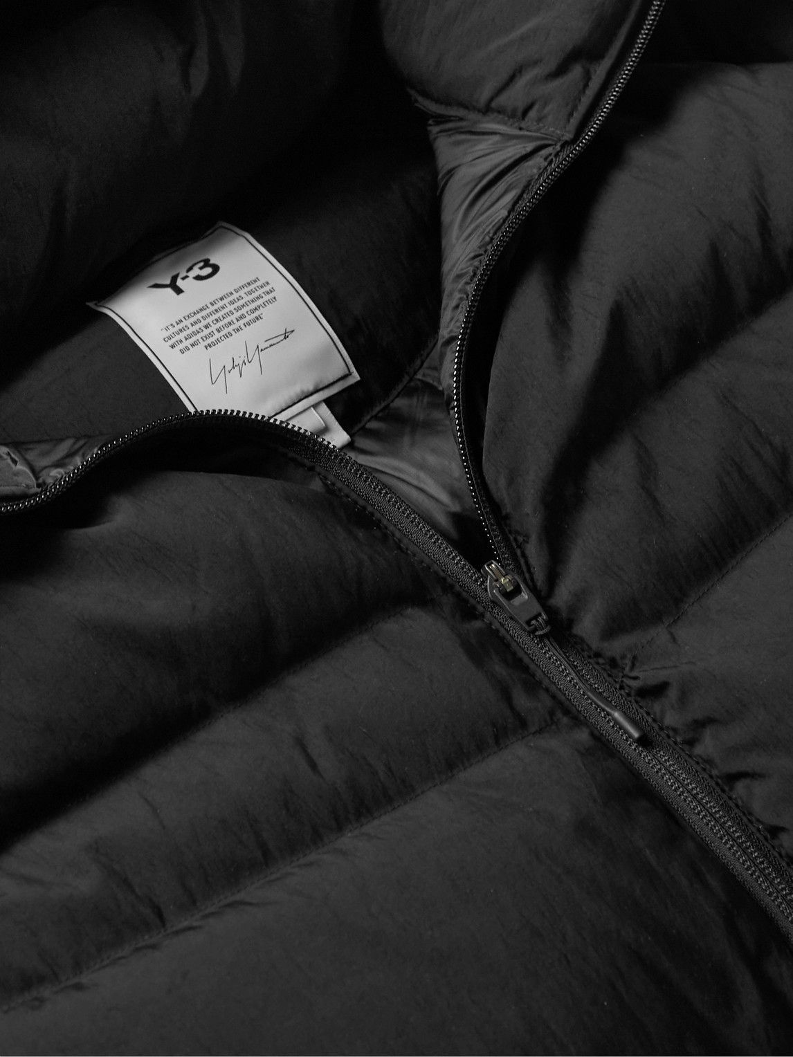 adidas Y-3 Graphic Puffer Jacket - Black