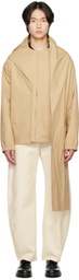 T/SEHNE SSENSE Exclusive Beige Wrap Jacket