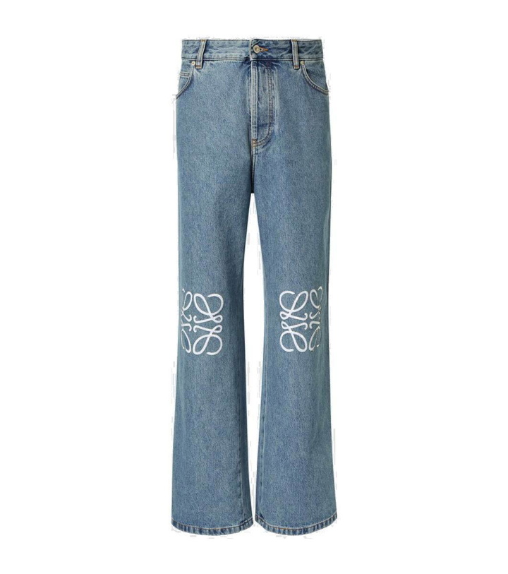 Photo: Loewe Anagram wide-leg jeans