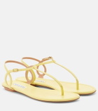 Aquazzura Almost Bare leather thong sandals