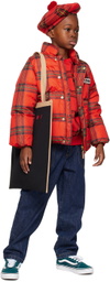 Mini Rodini Kids Red Check Sweatshirt
