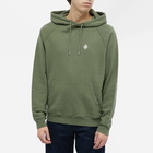 Pas Normal Studios Men's Off-Race Patch Hoody in Dusty Olive