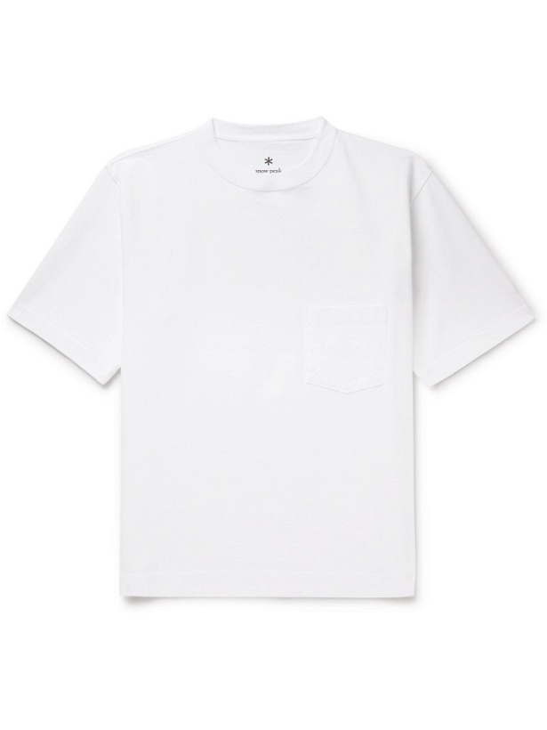 Photo: Snow Peak - Cotton-Jersey T-Shirt - White