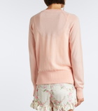 Simone Rocha Crystal-embellished wool and silk cardigan